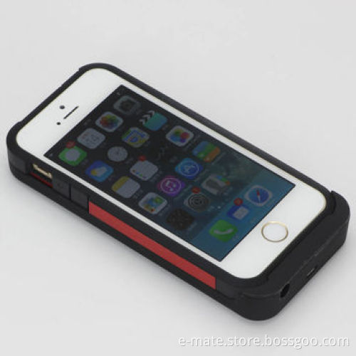 Detachable Solar Power Case for iPhone 5/5S/5C, It Combines 2 Function (Case and Solar Power Bank)